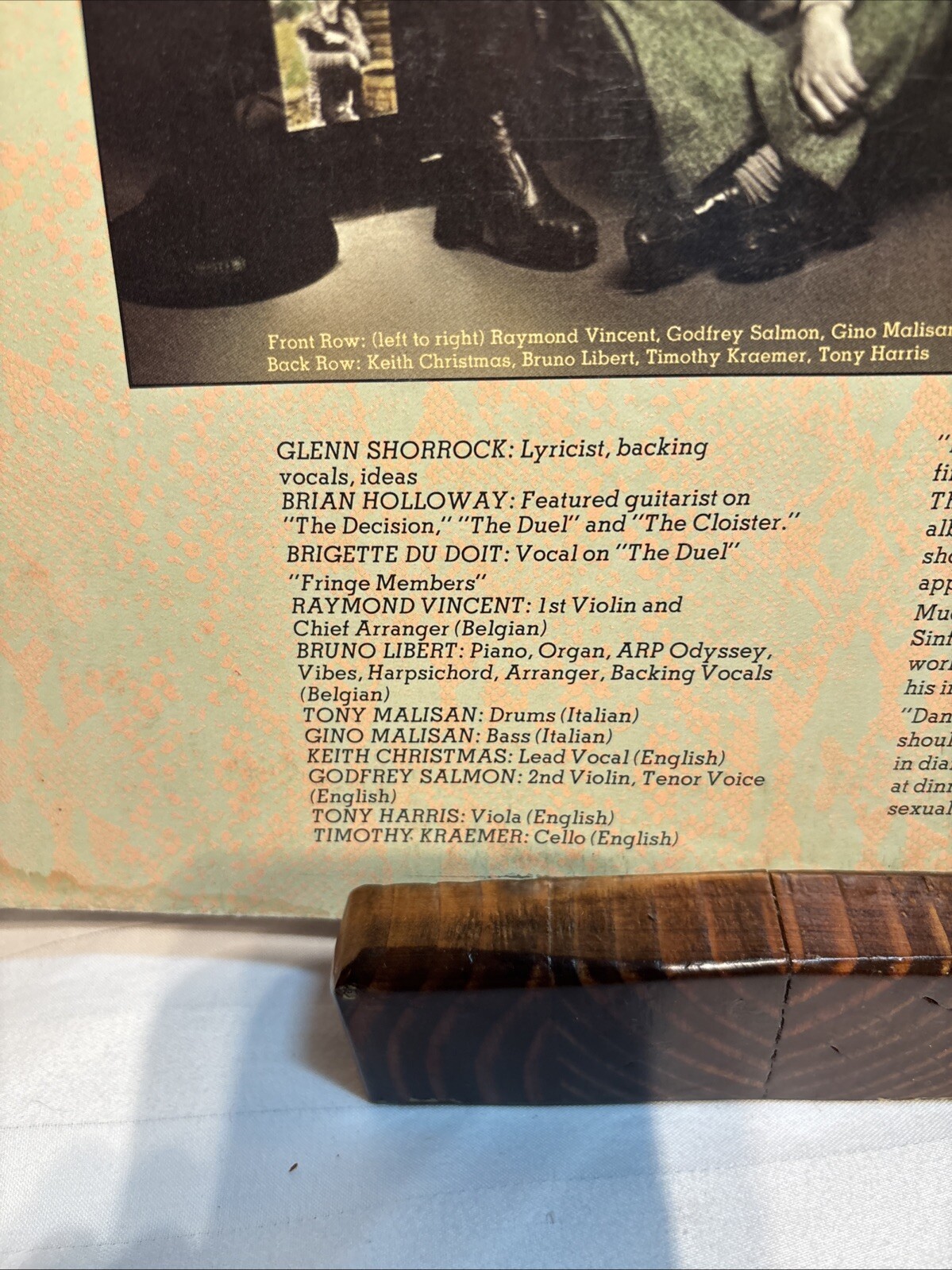 ESPERANTO-Danse Macabre-Prog. Rock A&M Records LP Vinyl Promo VG+