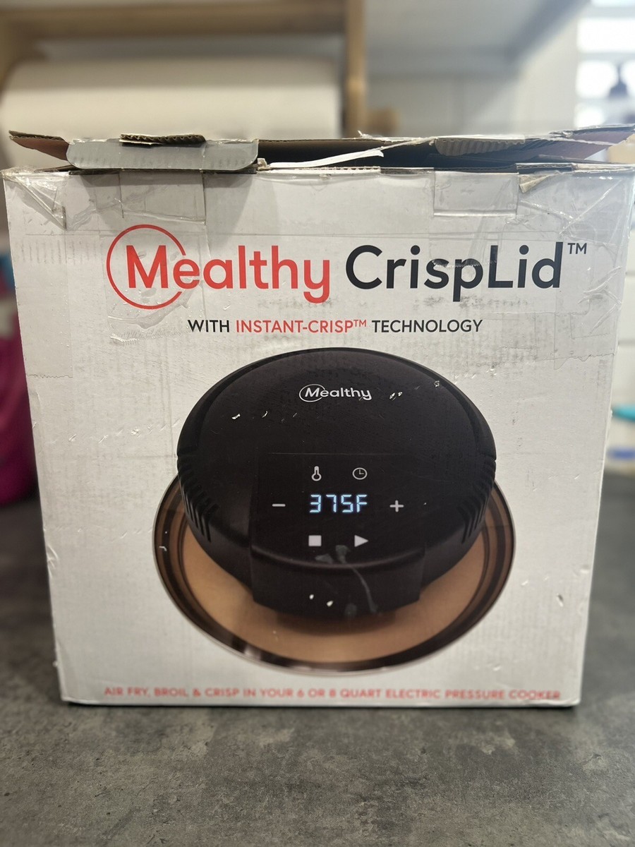 Mealthy CrispLid 1000 Watt Electric Pressure Cooker Lid Black