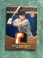 2017 Panini Gold Standard Newly Minted Patch #NMM-AX Alex Bregman 4/25