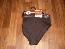 HANES Women 3-Pack Hi-Leg Cotton Blend Stretch Soft Underwear Panties Size M
