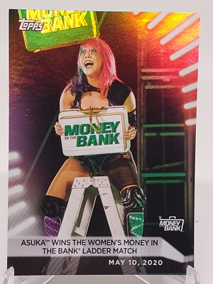 Asuka Rainbow Foil #15 Topps 2021 WWE Women's Divisi