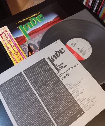 JADE If You're Man Enough 1986 LP JAPAN OBI Cinderella MADAM X Vixen HEADPINS - Imagen 6 de 6