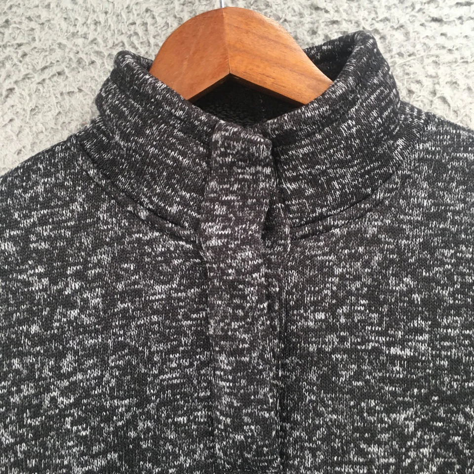 Suéter Cuello Simulado Avalanche Para Hombre Pequeño Gris Multicolor Manga Larga Forrado de Vellón Foto 3 de 4