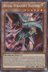 Royal Straight Slasher BLCR-EN001 Secret Rare 1st Edition