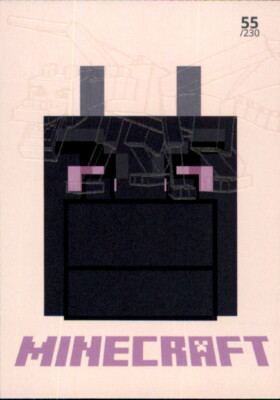 Minecraft Trading Cards 2021 - Nr. 55 Ender Dragon Faces Glow Karte