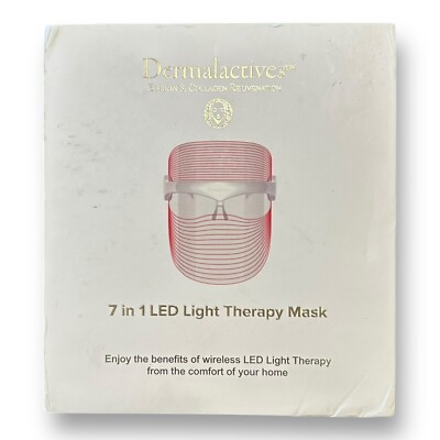 Dermalactives 7 in 1 LED Light Therapy Face MASK Anti-Aging