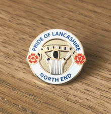 Pride of Lancashire Preston North End Football Enamel Pin Badge