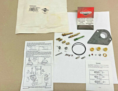 Genuine OEM Briggs & Stratton 499220 Kit-Carb Overhaul - Old New Stock