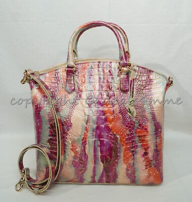 NWT Brahmin Large Duxbury Satchel/Shoulder Bag in Destiny