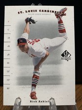 2001 (CARDINALS) SP Authentic #53 Rick Ankiel