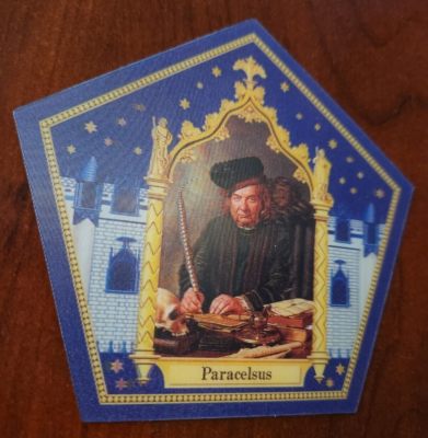 Paracelsus CARD ONLY Chocolate Frog Card Wizarding World Harry