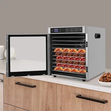 Stainless Steel Fruit Dryer, Food Dehydrator, Fruit Dryer Machine 110V 60Hz