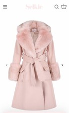 Selkie 5x Cappotto Groupie Pelliccia Rosa Principessa Maternità 