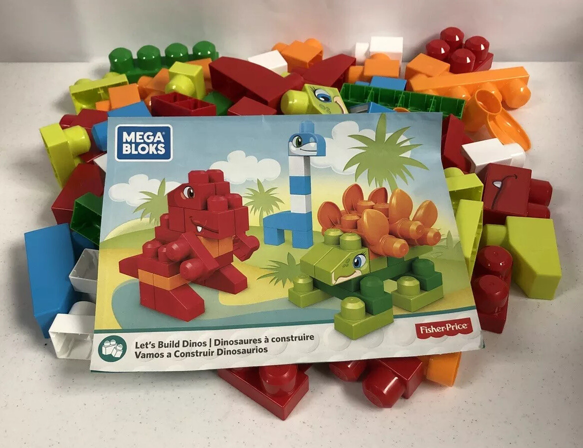 mega bloks let's build dinos