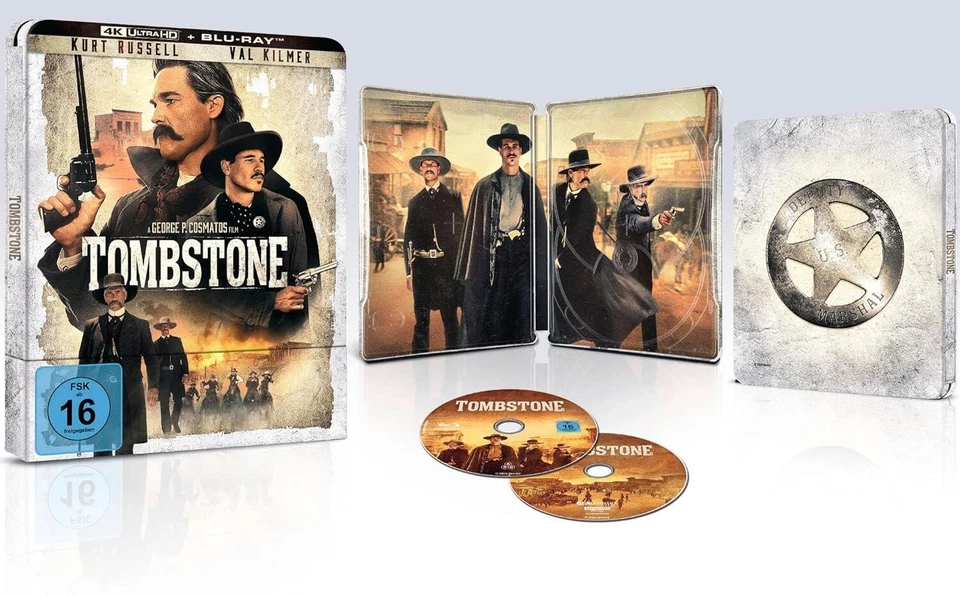 Tombstone 4K UHD + Blu-ray (Lim. Steelbook) Deutsch/ Englisch/ 2025 # wie neu - Bild 1 von 1