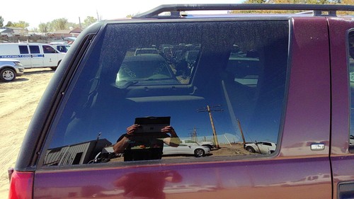 95-00 Gmc Yukon Passenger Right Rear Quarter Glass Back Side Window Oem 15762648 - Foto 2 di 6