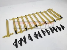 SBF Ford Gold T-Bar Wing Nut bolt Valve Cover Hold Down 289 302 351W Small Block