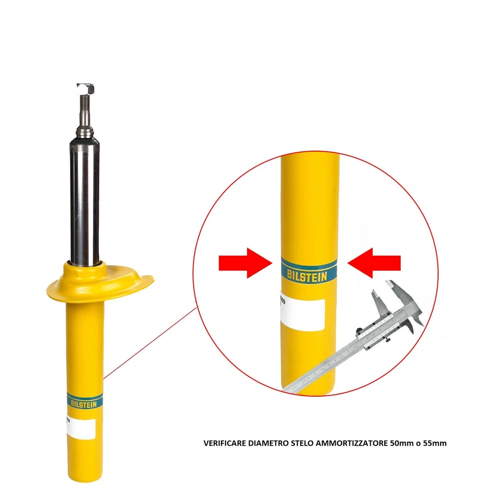 4 Amortisseurs BILSTEIN B8 Performance Audi A3 (8P) VW Golf VI 2.0 R TSI GTI - Photo 4/4
