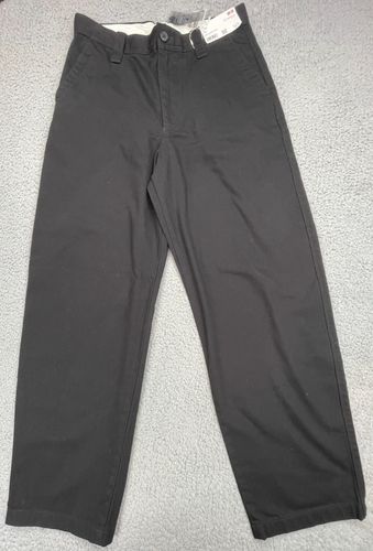 Uniqlo Chino Pants Mens Size 29 Black Wide Fit New with Tag
