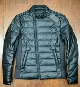 armani faux leather jacket