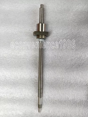 1x Antibacklash SFE2525--800 mm Ballscrew & nut with standard Machine end