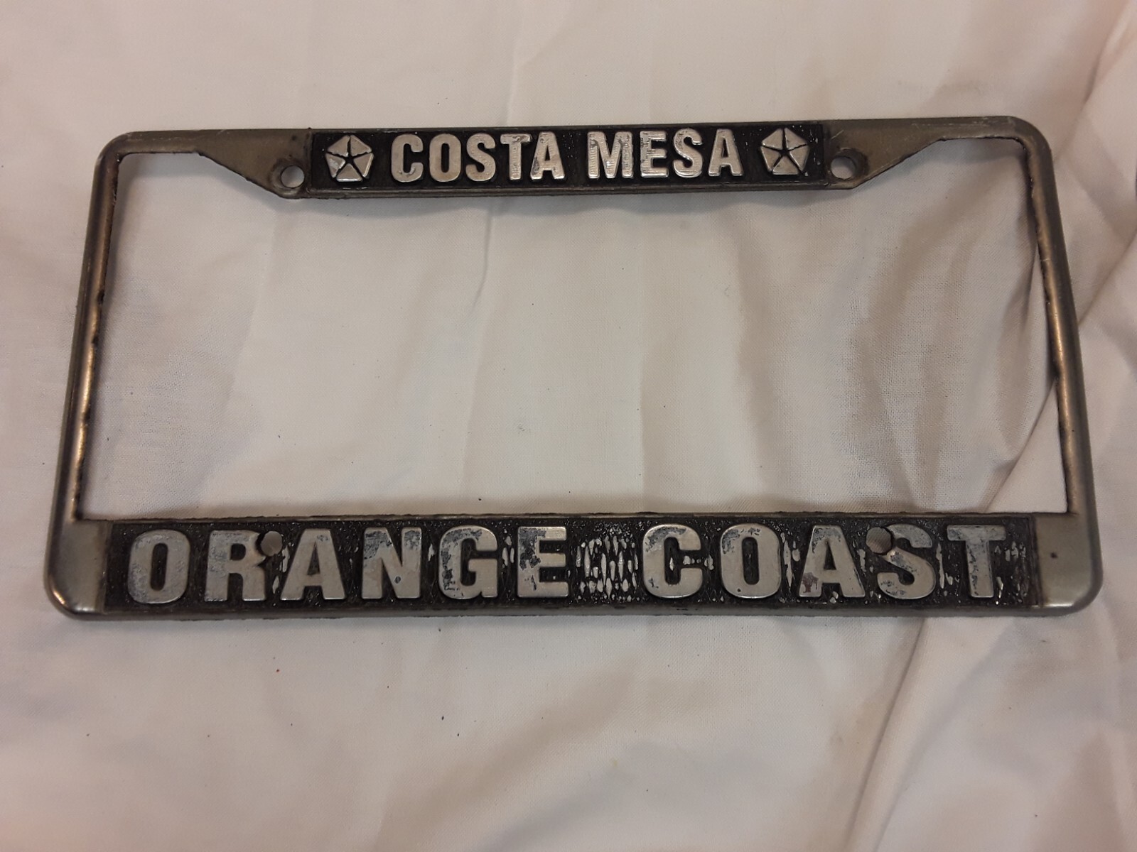 Costa Mesa Orange Coast Dodge, CA, Car Dealership Metal License Plate