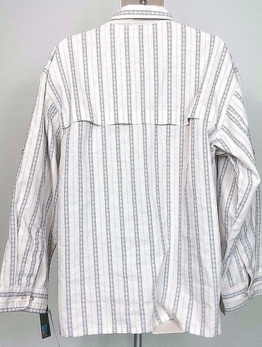 New Woodlake Summit Series Mens Size L Vented 3X Dry Fishing Outdoorsman Shirt - Picture 8 of 12
