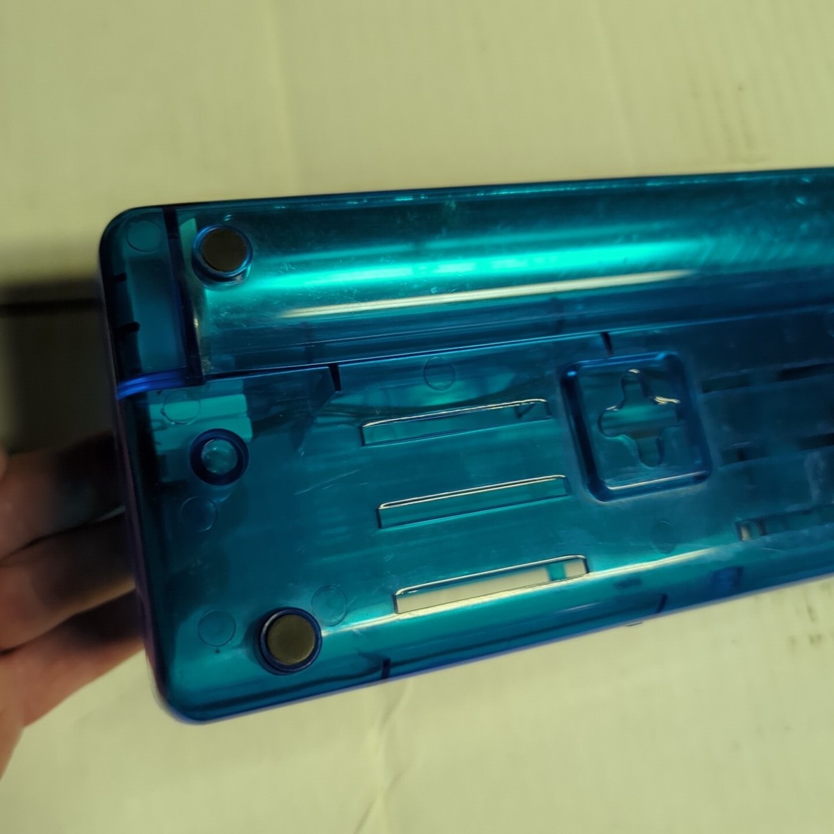 Vintage Rabbit Tanaka 98318 Transluscent Blue Black light Lamp