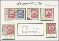 Deutsche Kolonien Ostafrika, Briefst&uuml;ck