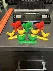 Vintage Tim-Mee? Marx?  MPC? TOYS PLASTIC FARM ANIMALS Sheep & Chickens