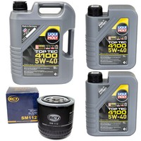 MotoröL Set Top Tec 4100 5W-40 Liqui Moly 7 Liter + ÖLfilter FüR Jeep Commander
