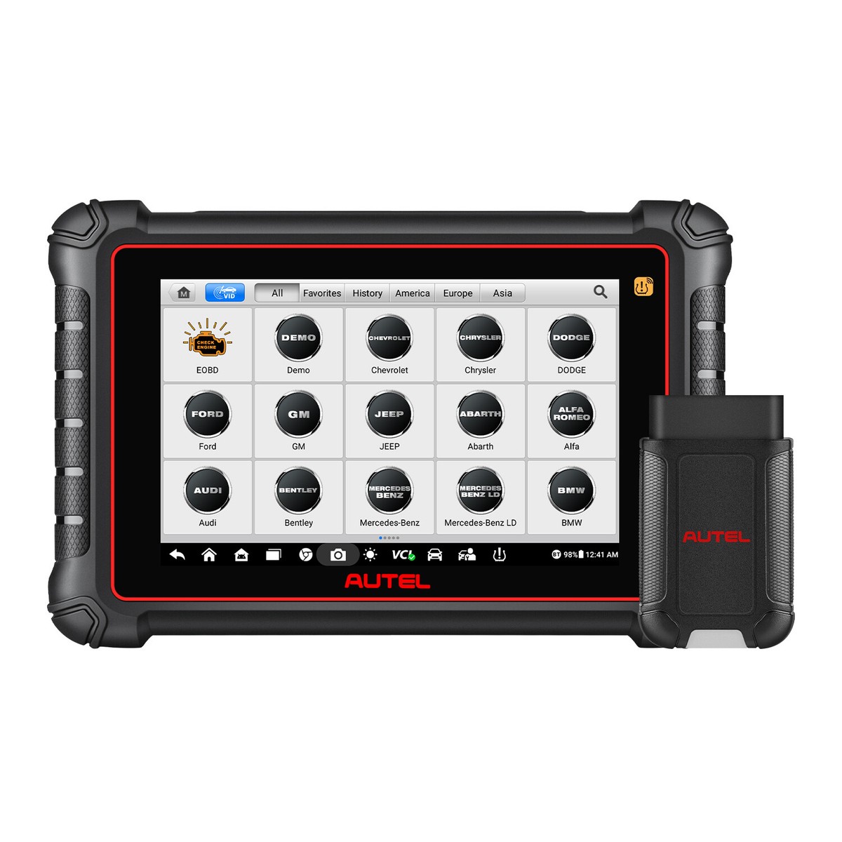 Autel MaxiCOM MK900-TS Diagnostic Scanner - 2025 Bidirectional Scan Tool With TPMS & 40+ Services