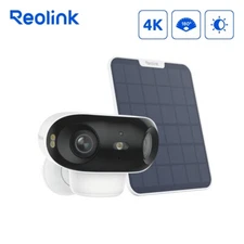 Reolink Argus 4 Pro 4K Security Camera 180°Blindspot-Free View Dual-Band Wi-Fi 6