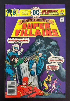 SECRET SOCIETY OF SUPER-VILLAINS #1 Nice Copy JUSTICE LEAGUE DC Comics 1976