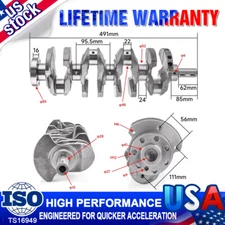 Engine Crankshaft 2.4L for 2010-2015 Hyundai Sonata & Kia Sorento 2.4L Optima