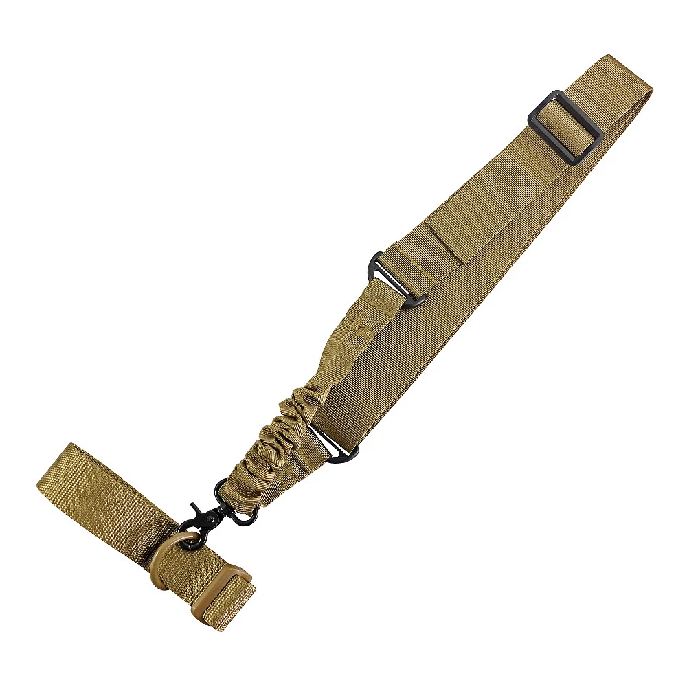 Tactical Rifle 1 Point Gun Sling Adjustable Gun Strap D Ring