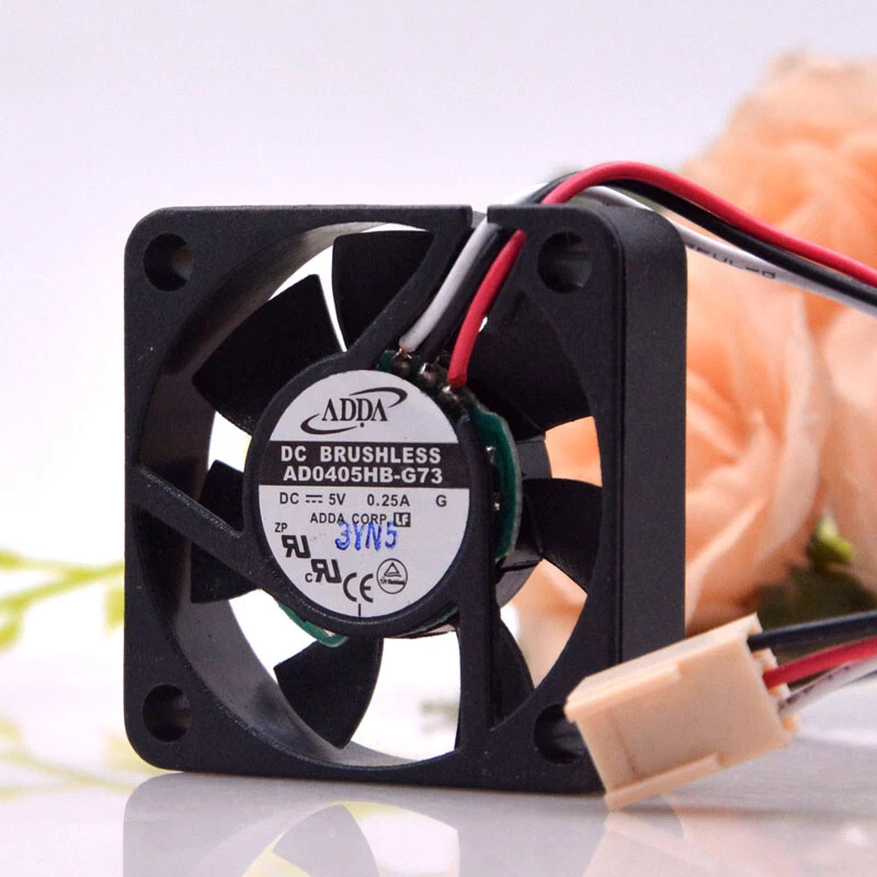 1PCS ADDA AD0405HB-G73 DC5V 0.25A 4CM 40*40*10MM 3Pin Cooling Fan Fast Shipping - Image 3 of 4