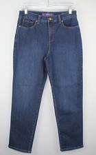 GLORIA VANDERBILT Amanda Women's Denim Jeans/Pants SZ 6 Short Stretch Pockets