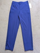 NWT Athleta Brooklyn Lined Mid Rise Pants with Pockets, Purple, Sz 4 Tall
