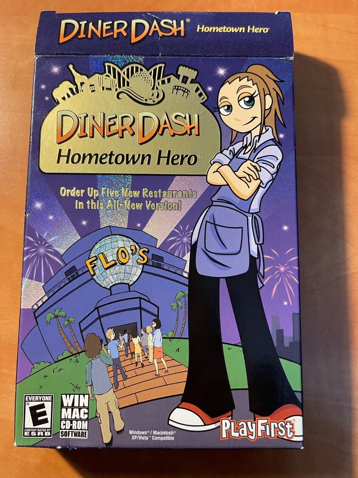 Diner Dash Flo on the Go & Diner Dash Hometown Hero Jewel Case PC