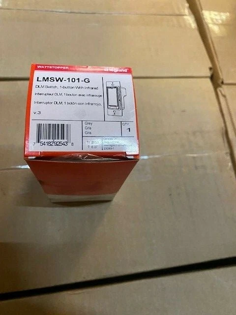 LEGRAND Watt Stopper LMSW-101-G Gray 1-Button (NEW)