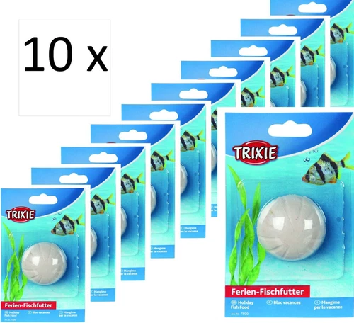 10x Holiday Fish Food 25g