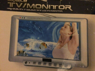 7'' TFT LCD Farb TV Bildschirm Monitor AV 12-24V für LKW RV Wohnwagen Van ohne Fernbedienung
