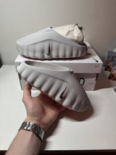 Nike Mind 001 Pre Game Mules Slides Light Smoke Grey UK6 US7 HQ4307-003 In Hand