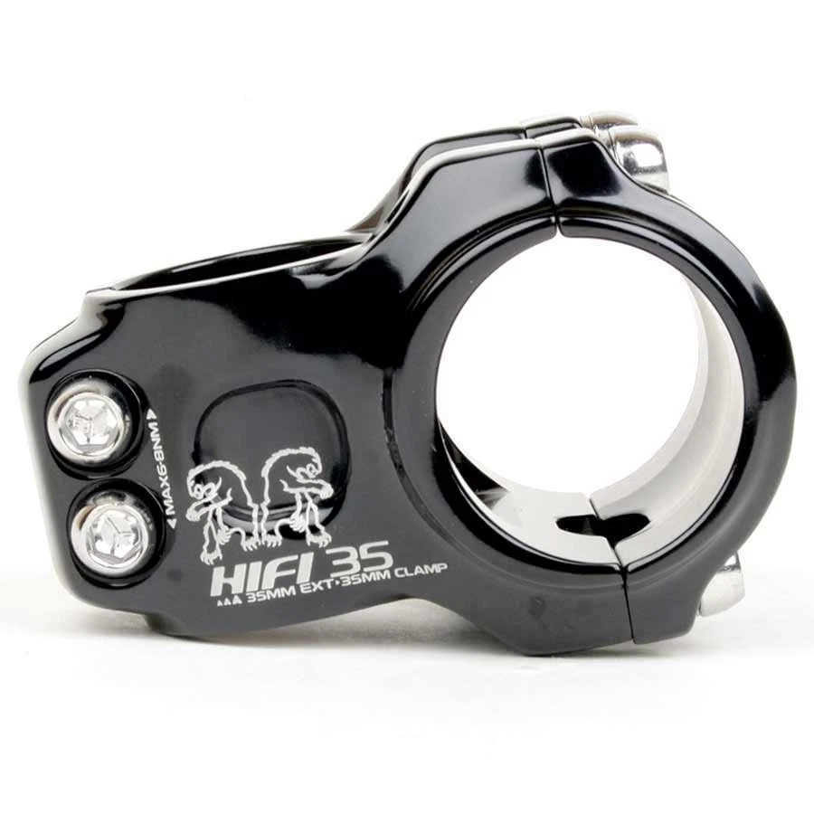 Chromag HiFi 35mm Aluminum MTB Stem - 35mm Clamp, 0 Angle, Lightweight Black - Image 2 of 2