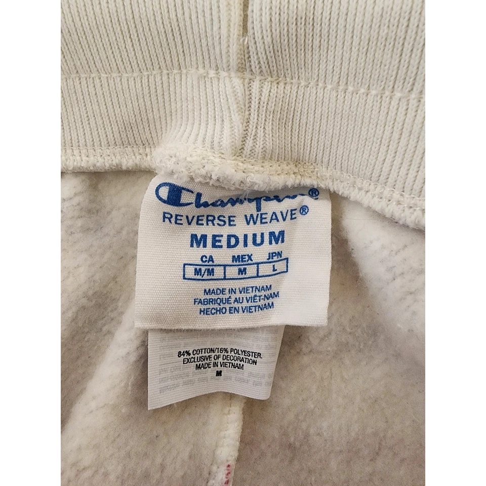 Pantalones Cortos de Sudadera CHAMPION + URBAN OUTFITTERS Rosa Púrpura Negro Rayas Cómodos Talla M Foto 4 de 4