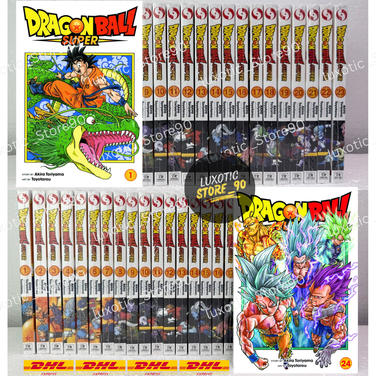 Dragon Ball Super English Manga Vol 1-24 Half/Full Set By Akira