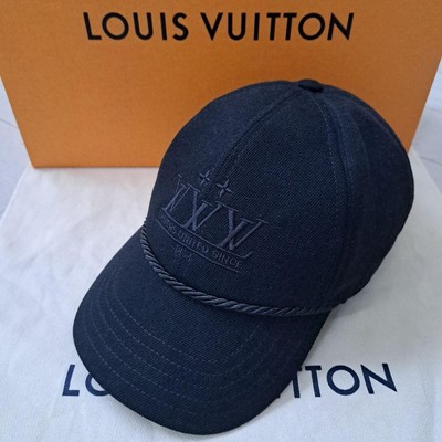 Louis Vuitton Dark Blue Cap   Luxury Monogram Hat