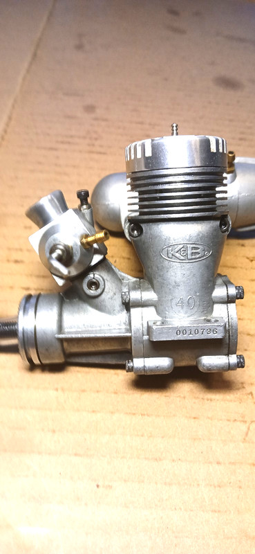 1982 Vintage K & B 40 Control Line Model Engine Excellent