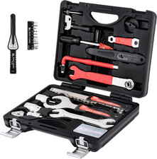 BIKEHAND 18 Piece Bike Bicycle Repair Tool Kit Set - Great Bike Maintenance Tool